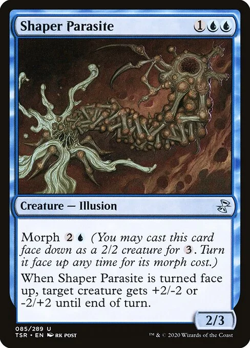 Shaper Parasite, carta Magic di tipo Creature — Illusion illustrata da rk post