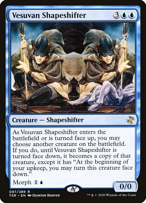 Vesuvan Shapeshifter, carta Magic di tipo Creature — Shapeshifter illustrata da Quinton Hoover