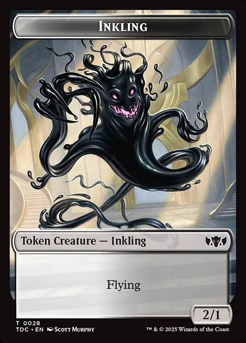 Inkling, carta Magic di tipo Token Creature — Inkling illustrata da Scott Murphy