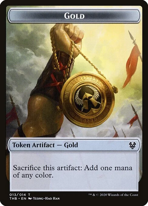 Gold, carta Magic di tipo Token Artifact — Gold illustrata da Yeong-Hao Han