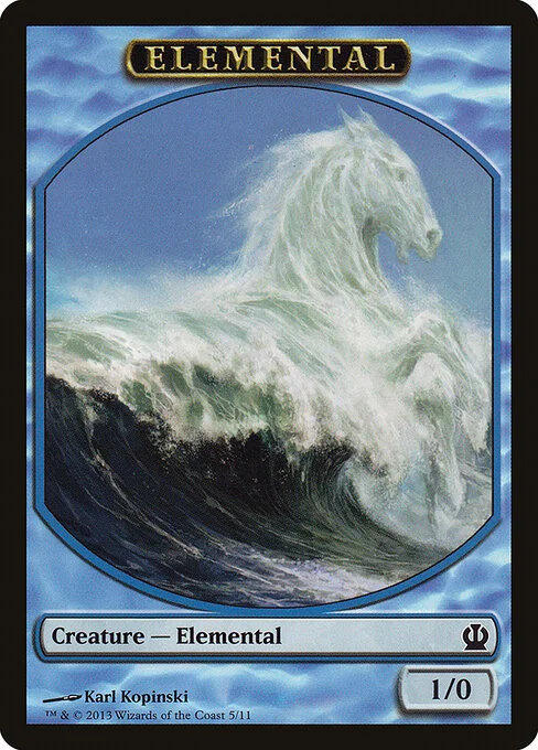 Elemental, carta Magic di tipo Token Creature — Elemental illustrata da Karl Kopinski