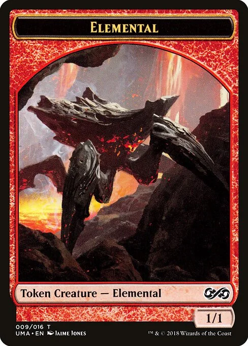 Elemental, carta Magic di tipo Token Creature — Elemental illustrata da Jaime Jones