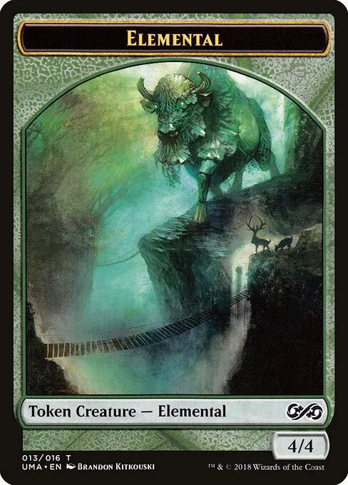 Elemental, carta Magic di tipo Token Creature — Elemental illustrata da Brandon Kitkouski
