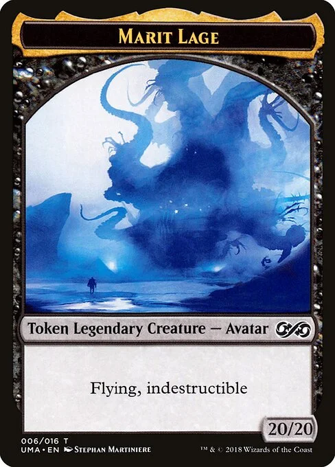 Marit Lage, carta Magic di tipo Token Legendary Creature — Avatar illustrata da Stephan Martiniere