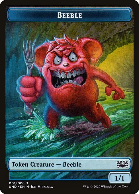 Beeble, carta Magic di tipo Token Creature — Beeble illustrata da Jeff Miracola