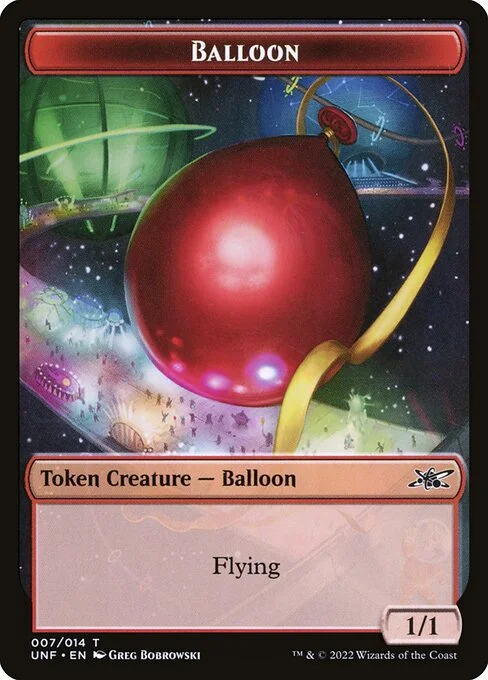 Balloon, carta Magic di tipo Token Creature — Balloon illustrata da Greg Bobrowski