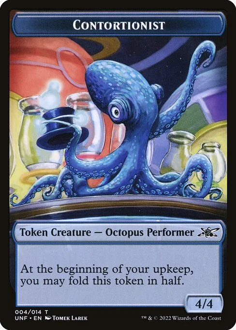 Contortionist // Contortionist, carta Magic di tipo Token Creature — Octopus Performer // Token Creature — Octopus Performer illustrata da Tomek Larek