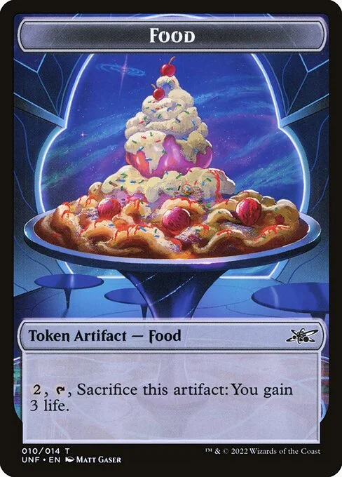 Food, carta Magic di tipo Token Artifact — Food illustrata da Matt Gaser