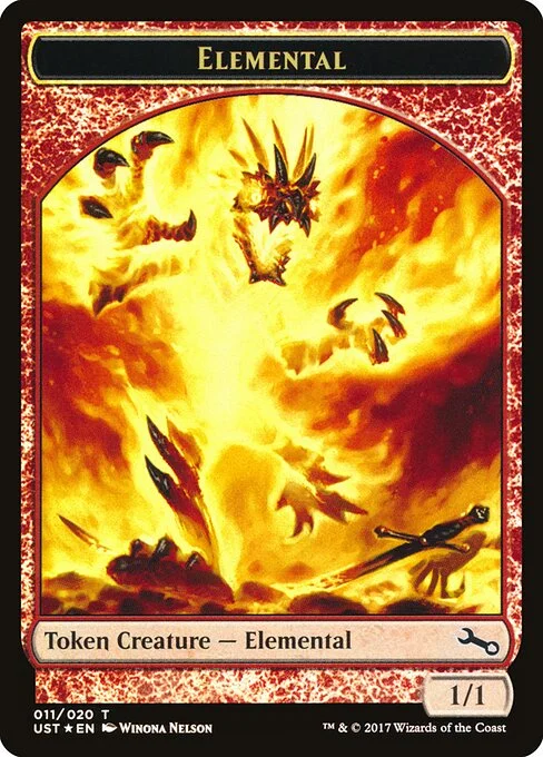 Elemental // Elemental, carta Magic di tipo Token Creature — Elemental // Token illustrata da Winona Nelson