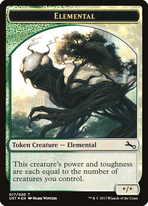 Elemental // Elemental, carta Magic di tipo Token Creature — Elemental // Token illustrata da Mark Winters