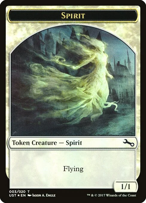 Spirit // Spirit, carta Magic di tipo Token Creature — Spirit // Token illustrata da Jason A. Engle