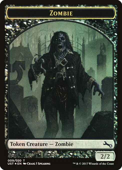 Zombie // Zombie, carta Magic di tipo Token Creature — Zombie // Token illustrata da Craig J Spearing