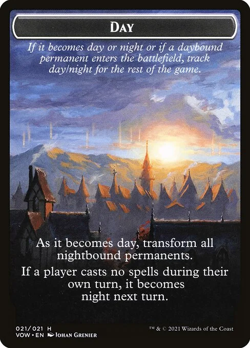 Day // Night, carta Magic di tipo Card // Card illustrata da Johan Grenier
