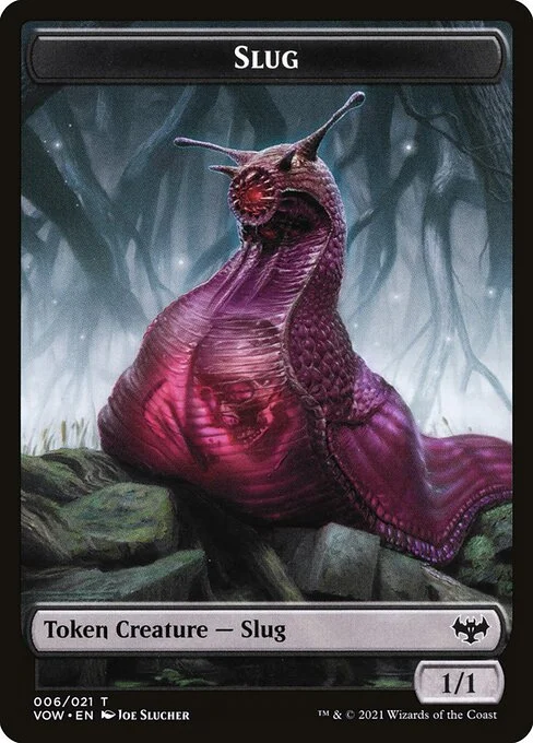 Slug, carta Magic di tipo Token Creature — Slug illustrata da Joe Slucher