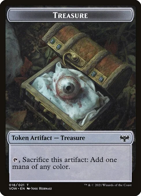 Treasure, carta Magic di tipo Token Artifact — Treasure illustrata da Josu Hernaiz