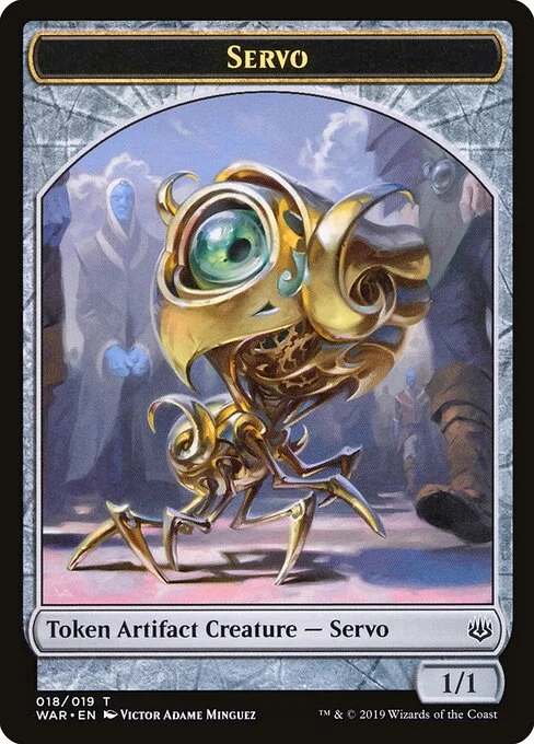 Servo, carta Magic di tipo Token Artifact Creature — Servo illustrata da Victor Adame Minguez