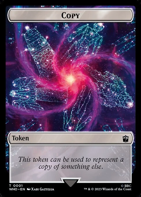 Copy, carta Magic di tipo Token illustrata da Xabi Gaztelua