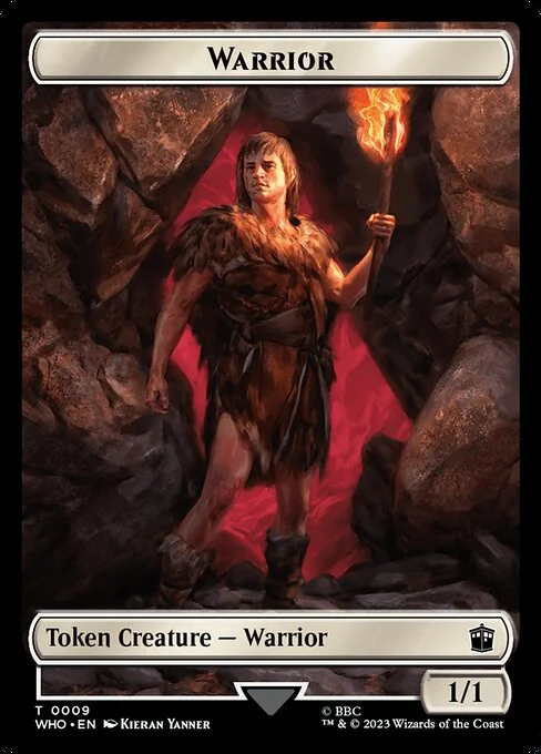 Warrior, carta Magic di tipo Token Creature — Warrior illustrata da Kieran Yanner