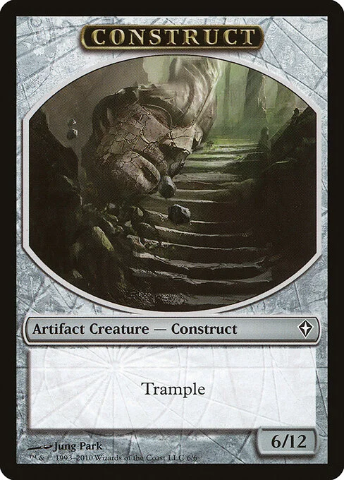 Construct, carta Magic di tipo Token Artifact Creature — Construct illustrata da Jung Park