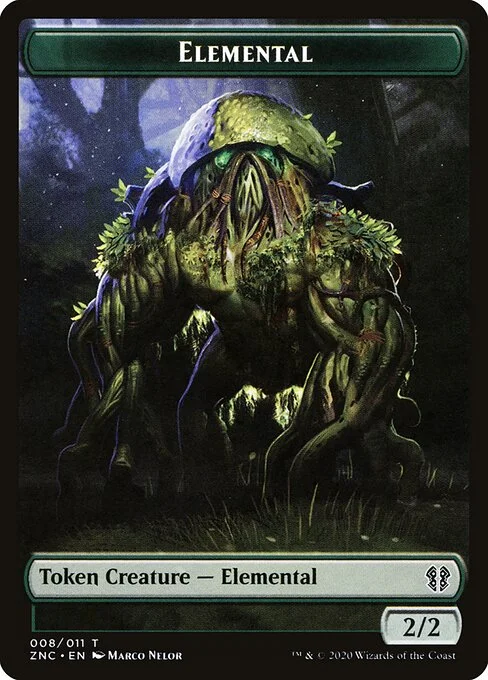 Elemental, carta Magic di tipo Token Creature — Elemental illustrata da Marco Nelor