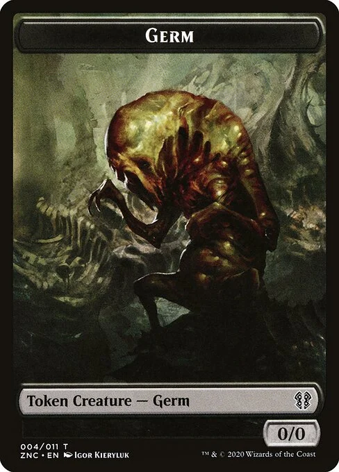 Germ, carta Magic di tipo Token Creature — Germ illustrata da Igor Kieryluk