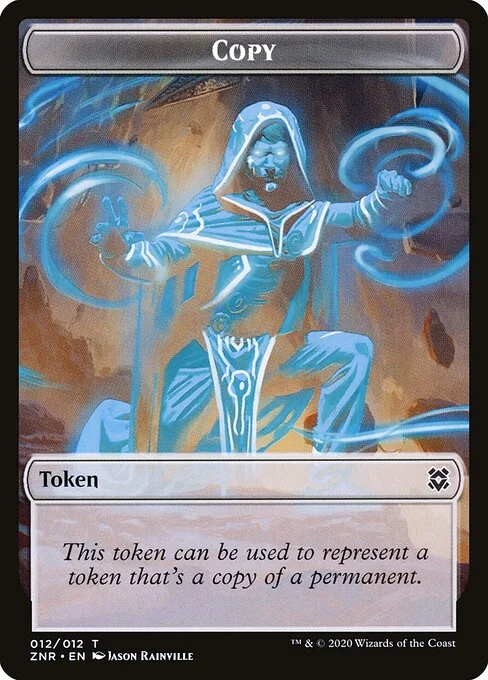 Copy, carta Magic di tipo Token illustrata da Jason Rainville