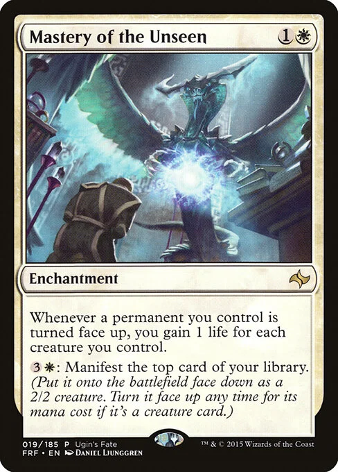 Mastery of the Unseen, carta Magic di tipo Enchantment illustrata da Daniel Ljunggren
