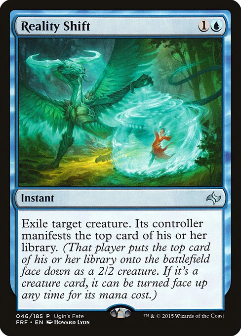 Reality Shift, carta Magic di tipo Instant illustrata da Howard Lyon