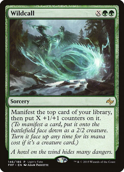 Wildcall, carta Magic di tipo Sorcery illustrata da Adam Paquette