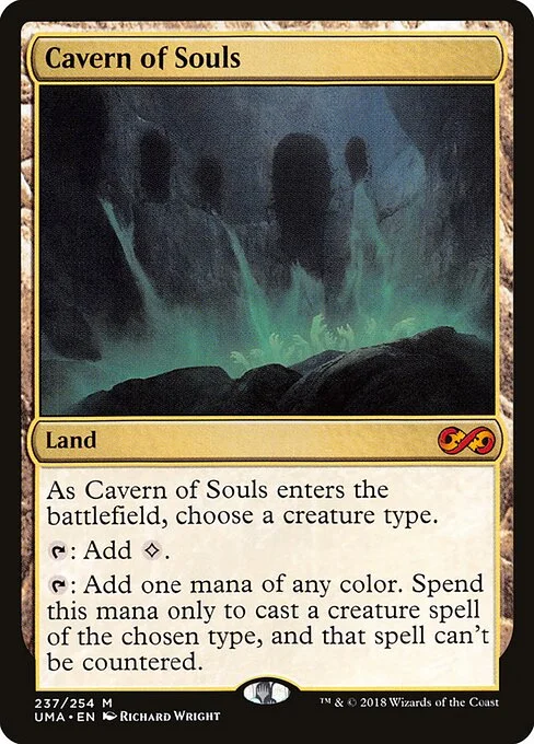 Cavern of Souls, carta Magic di tipo Land illustrata da Richard Wright