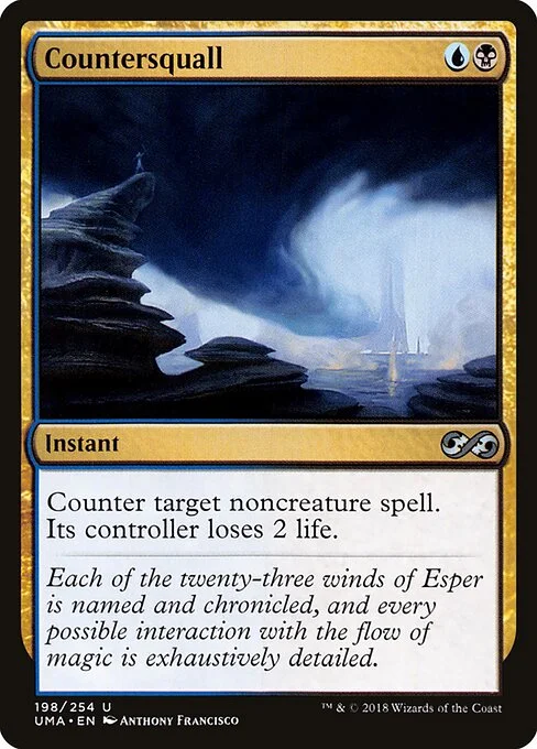 Countersquall, carta Magic di tipo Instant illustrata da Anthony Francisco