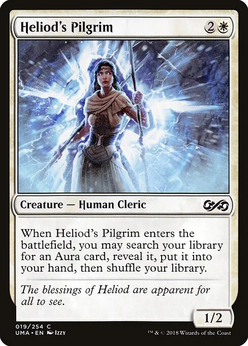 Heliod's Pilgrim, carta Magic di tipo Creature — Human Cleric illustrata da Izzy