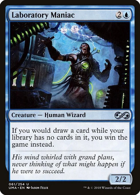 Laboratory Maniac, carta Magic di tipo Creature — Human Wizard illustrata da Jason Felix