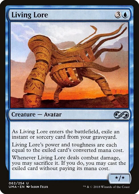 Living Lore, carta Magic di tipo Creature — Avatar illustrata da Jason Felix