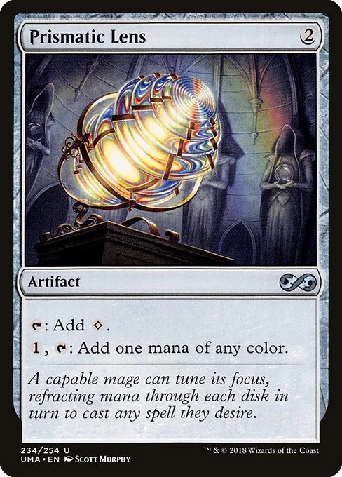 Prismatic Lens, carta Magic di tipo Artifact illustrata da Scott Murphy