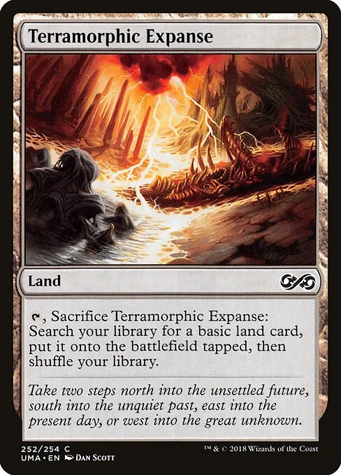Terramorphic Expanse, carta Magic di tipo Land illustrata da Dan Murayama Scott