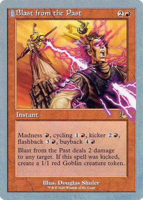 Blast from the Past, carta Magic di tipo Instant illustrata da Douglas Shuler
