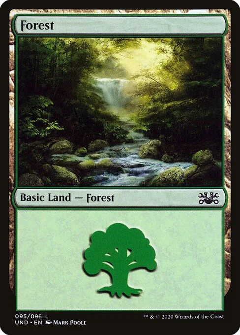 Forest, carta Magic di tipo Basic Land — Forest illustrata da Mark Poole
