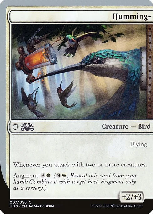 Humming-, carta Magic di tipo Creature — Bird illustrata da Mark Behm