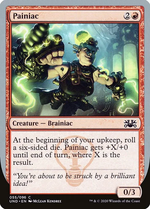 Painiac, carta Magic di tipo Creature — Brainiac illustrata da McLean Kendree