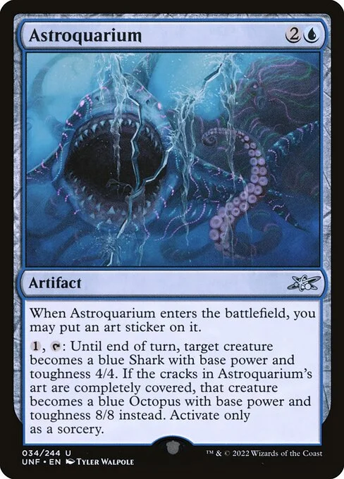 Astroquarium, carta Magic di tipo Artifact illustrata da Tyler Walpole