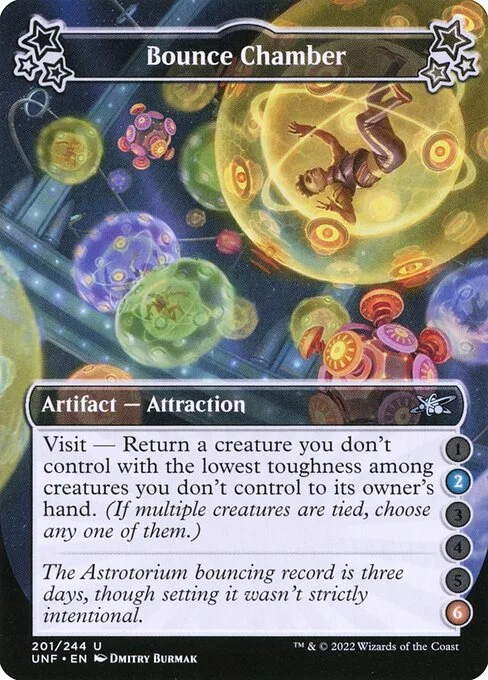 Bounce Chamber, carta Magic di tipo Artifact — Attraction illustrata da Dmitry Burmak