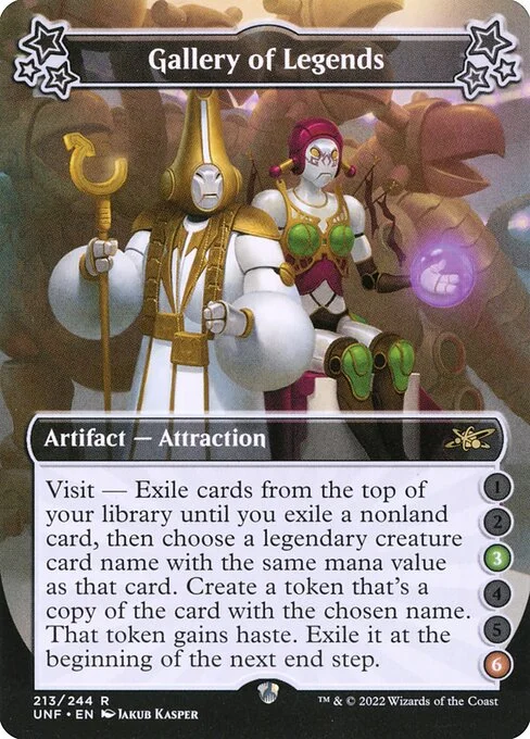 Gallery of Legends, carta Magic di tipo Artifact — Attraction illustrata da Jakub Kasper