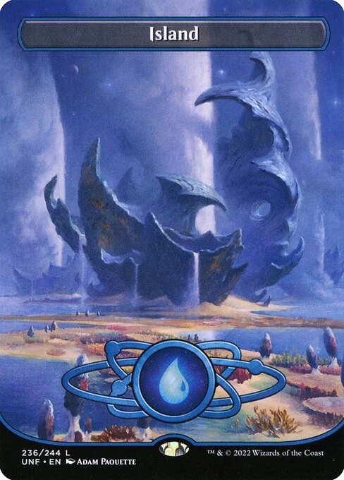 Island, carta Magic di tipo Basic Land — Island illustrata da Adam Paquette