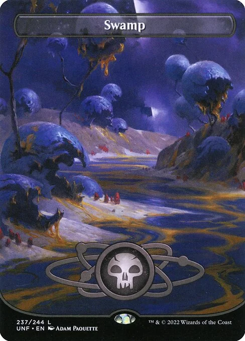 Swamp, carta Magic di tipo Basic Land — Swamp illustrata da Adam Paquette