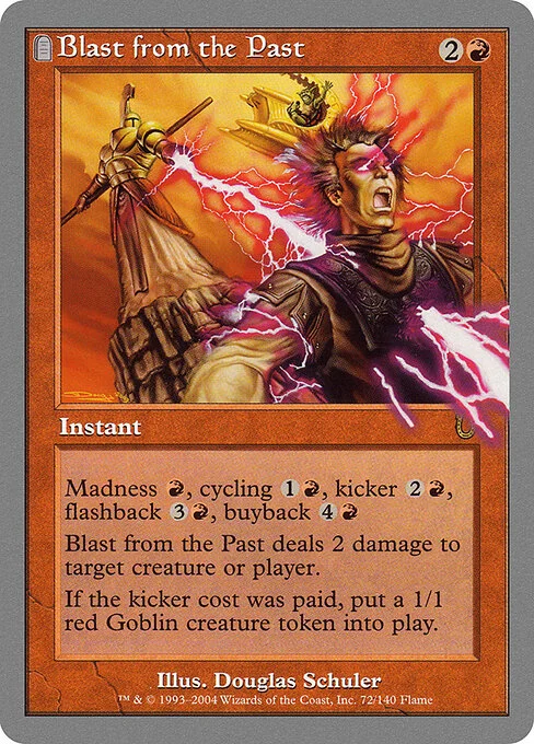 Blast from the Past, carta Magic di tipo Instant illustrata da Douglas Shuler