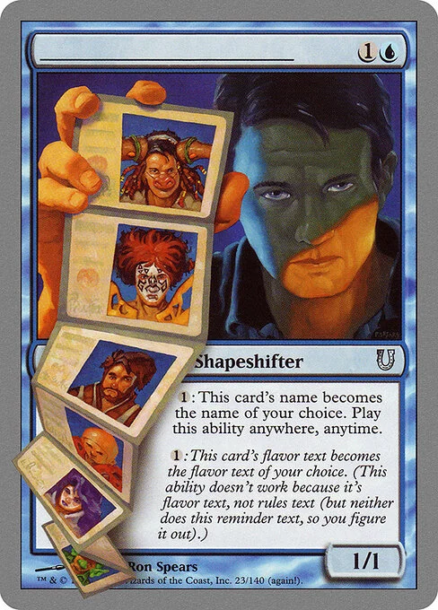 _____, carta Magic di tipo Creature — Shapeshifter illustrata da Ron Spears