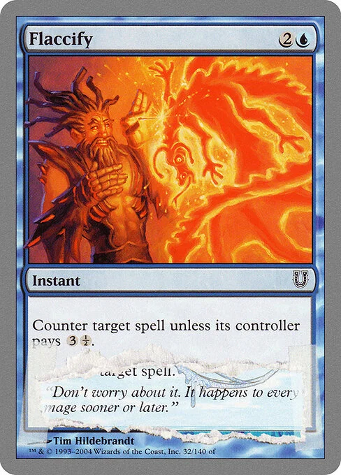 Flaccify, carta Magic di tipo Instant illustrata da Greg Hildebrandt