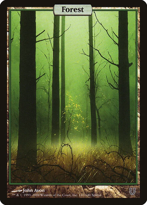 Forest, carta Magic di tipo Basic Land — Forest illustrata da John Avon