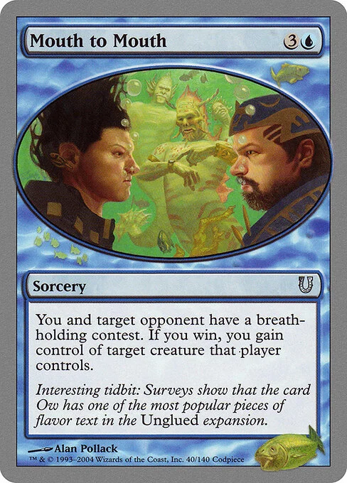 Mouth to Mouth, carta Magic di tipo Sorcery illustrata da Alan Pollack